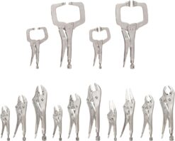 TEKTON Locking Pliers and C-Clamp Set (14-Piece) | PLK99909