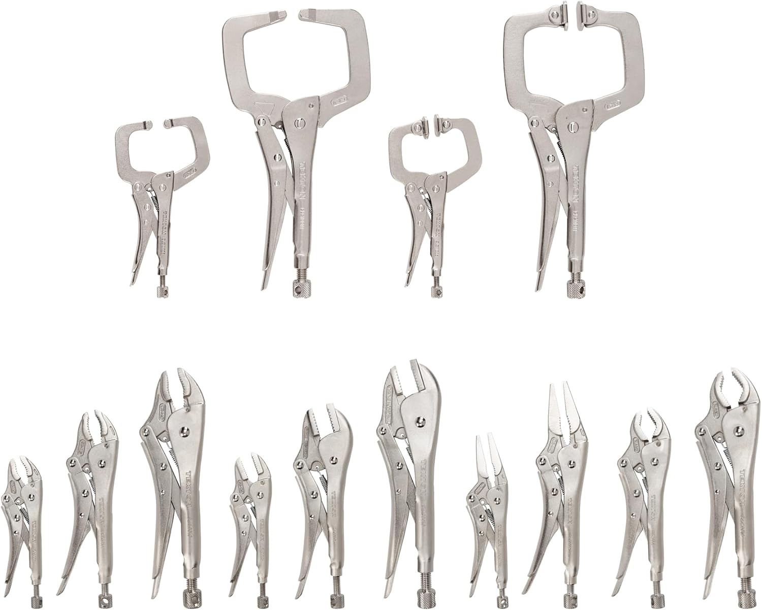 TEKTON Locking Pliers and C-Clamp Set (14-Piece) PLK99909 TEKTON Locking Pliers and C-Clamp Set (14-Piece) | PLK99909