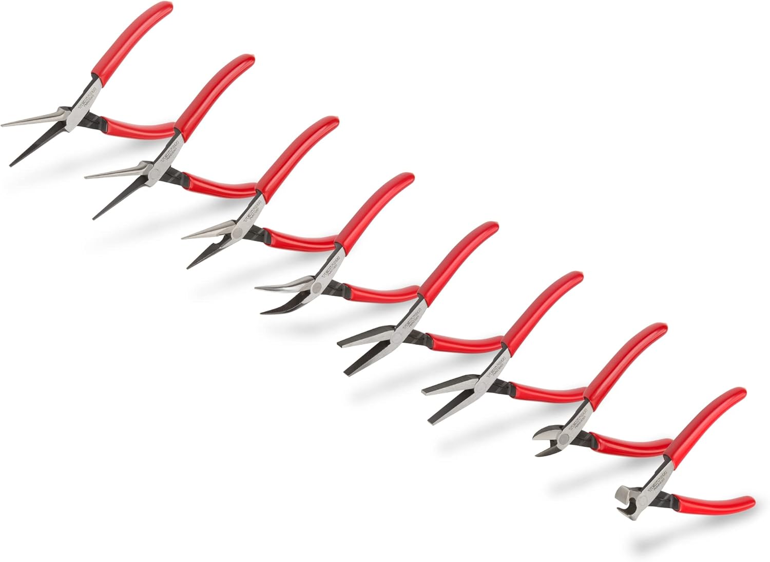 TEKTON Mini Pliers Set, 8-Piece (Needle Nose, Long Nose, Flat Nose, Cutting) PMN99908-
