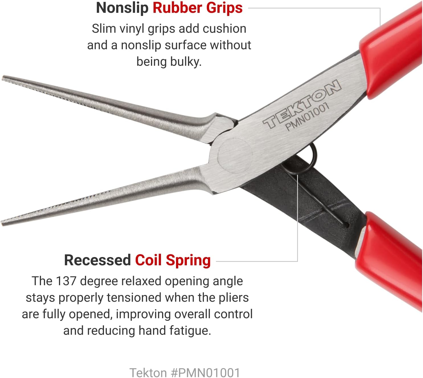 TEKTON Mini Pliers Set, 8-Piece (Needle Nose, Long Nose, Flat Nose, Cutting) PMN999082