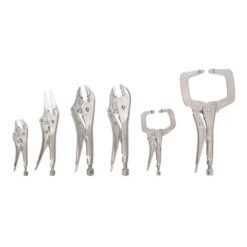 TEKTON PLK99905 Locking Pliers and C-Clamp Set (6-Piece) Locking Plier Set (6-Pack)