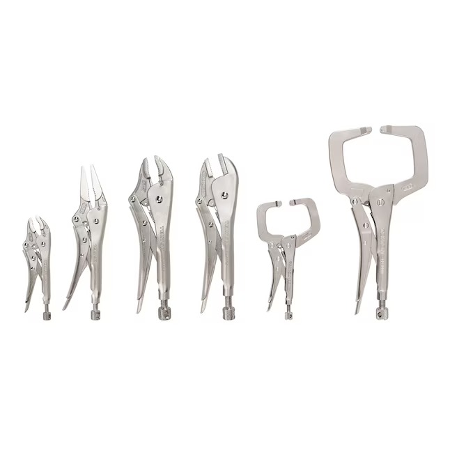 TEKTON PLK99905 Locking Pliers and C-Clamp Set (6-Piece) Locking Plier Set (6-Pack)_11zon TEKTON PLK99905 Locking Pliers and C-Clamp Set (6-Piece) Locking Plier Set (6-Pack)