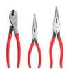 TEKTON Pliers Set, 7-Piece (Long Nose, Diagonal Cutting, End Cutting, Cable Cutting, Lineman's) | PLR99010