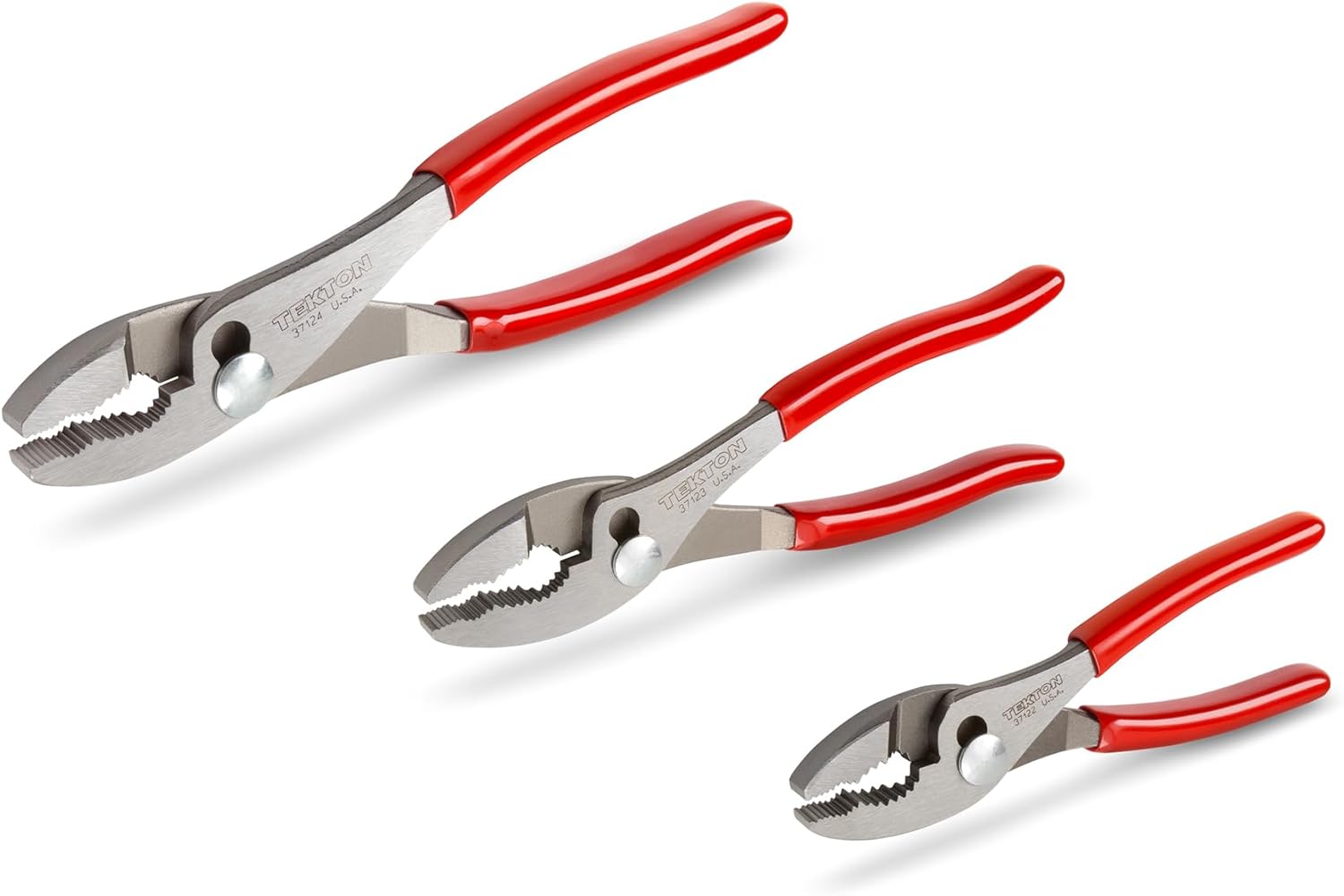 TEKTON Slip Joint Pliers Set, 3-Piece (6-1 2, 8, 10 in.) PGA10103 Made in USA1