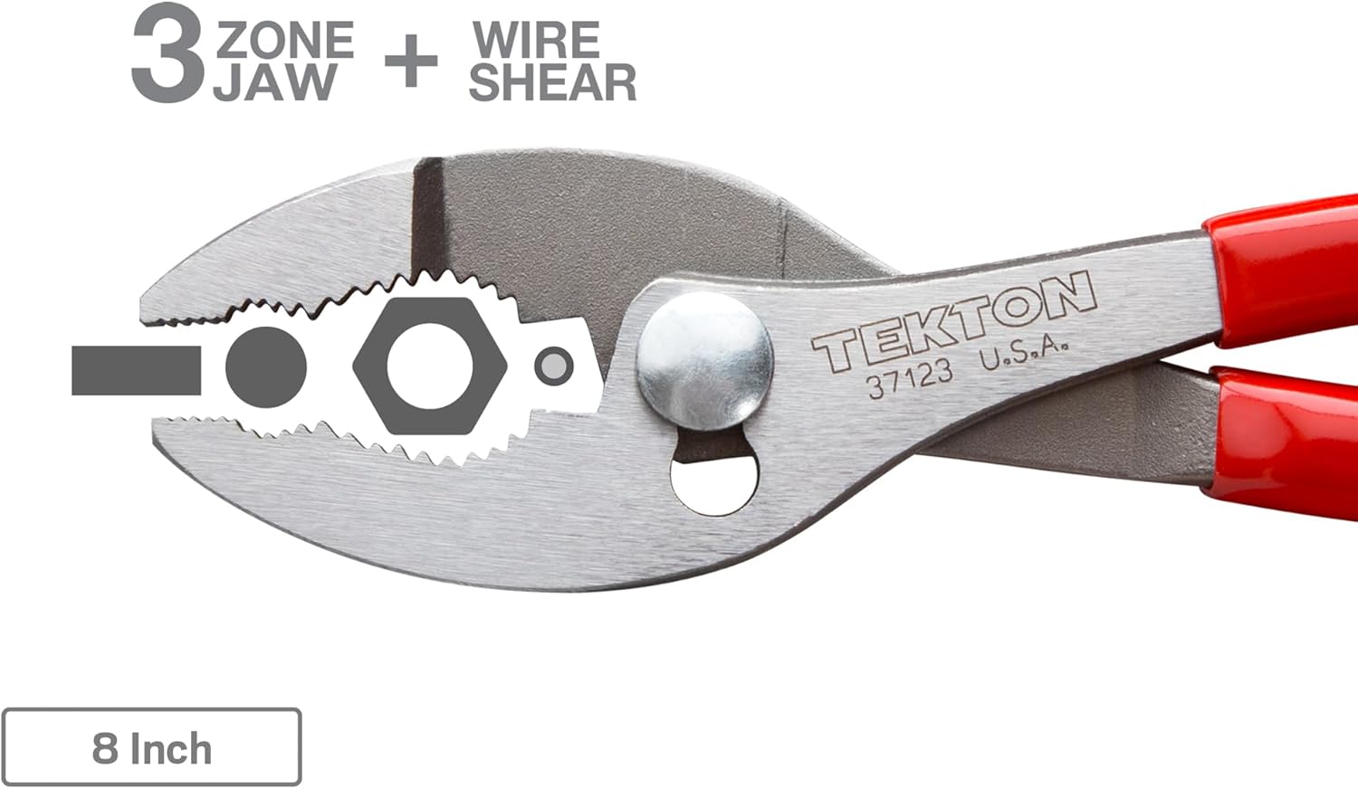 TEKTON Slip Joint Pliers Set, 3-Piece (6-1 2, 8, 10 in.) PGA10103 Made in USA11