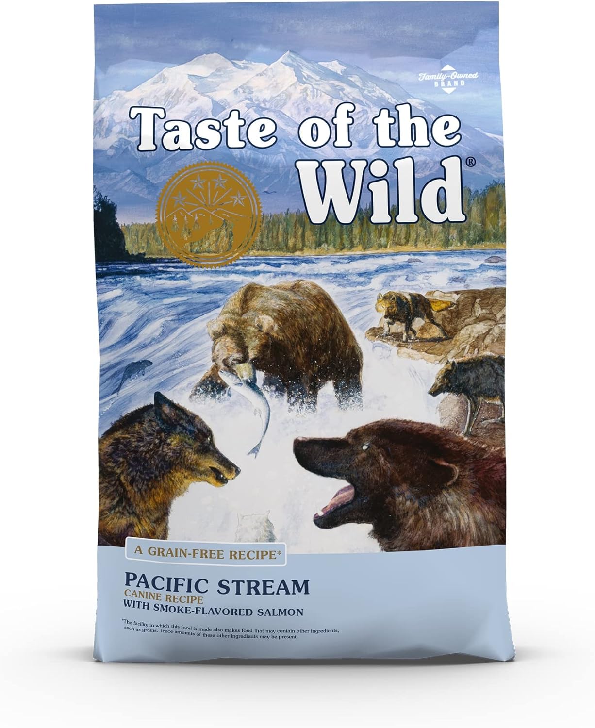 Taste of the Wild Pacific Stream Grain-Free Dry Dog Food with Smoke-Flavored Salmon 28lb Taste of the Wild Pacific Stream Grain-Free Dry Dog Food with Smoke-Flavored Salmon 28lb