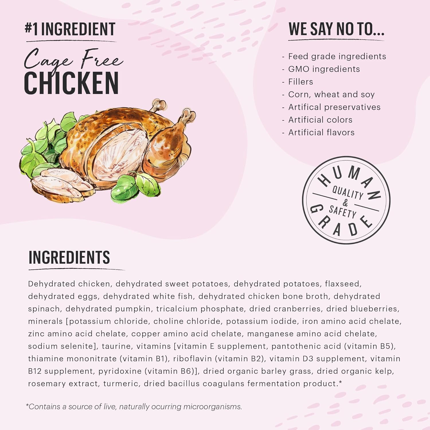 The Honest Kitchen Dehydrated Grain Free Chicken & Fish Cat Food, 4 lb Box3