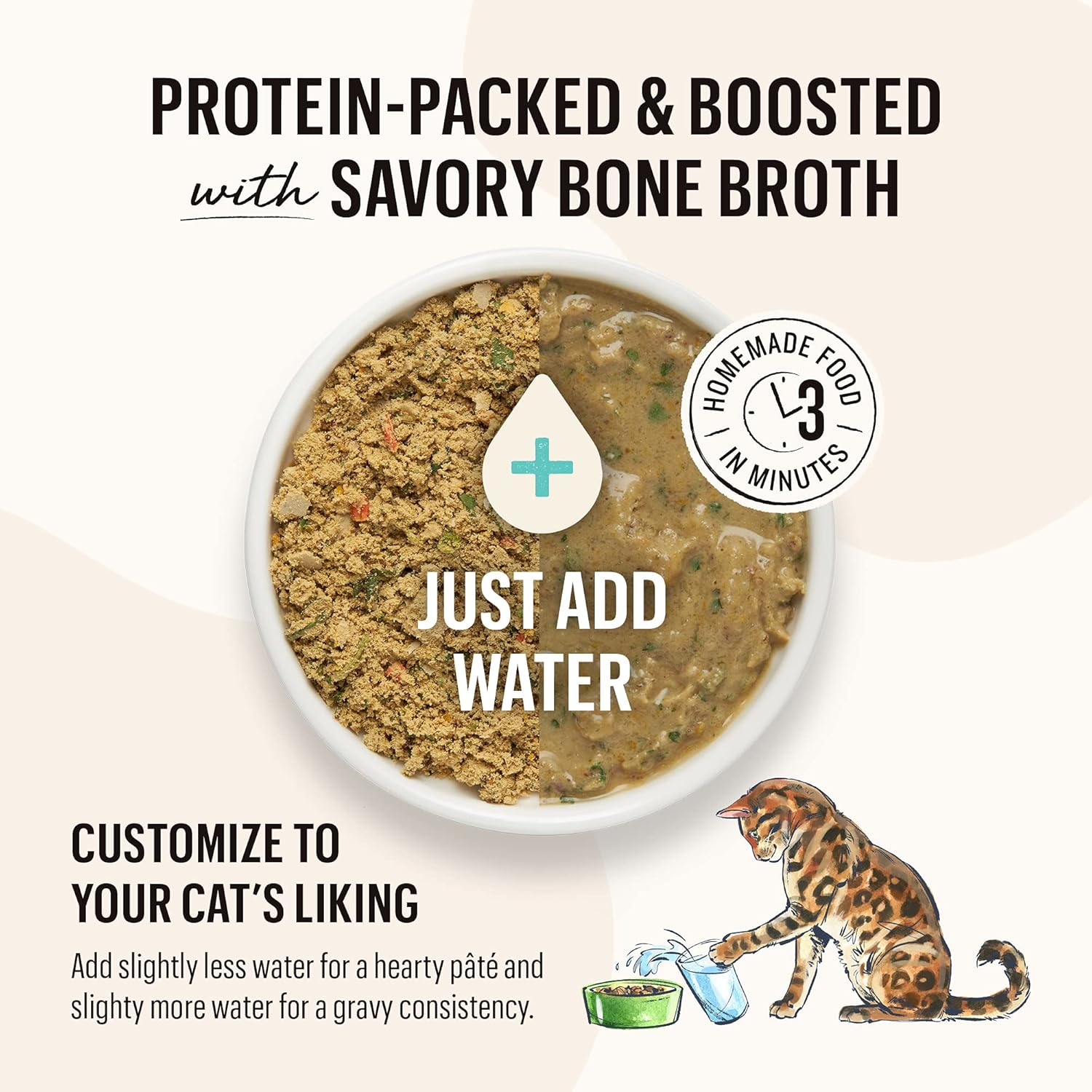 The Honest Kitchen Dehydrated Grain Free Chicken & Fish Cat Food, 4 lb Box8
