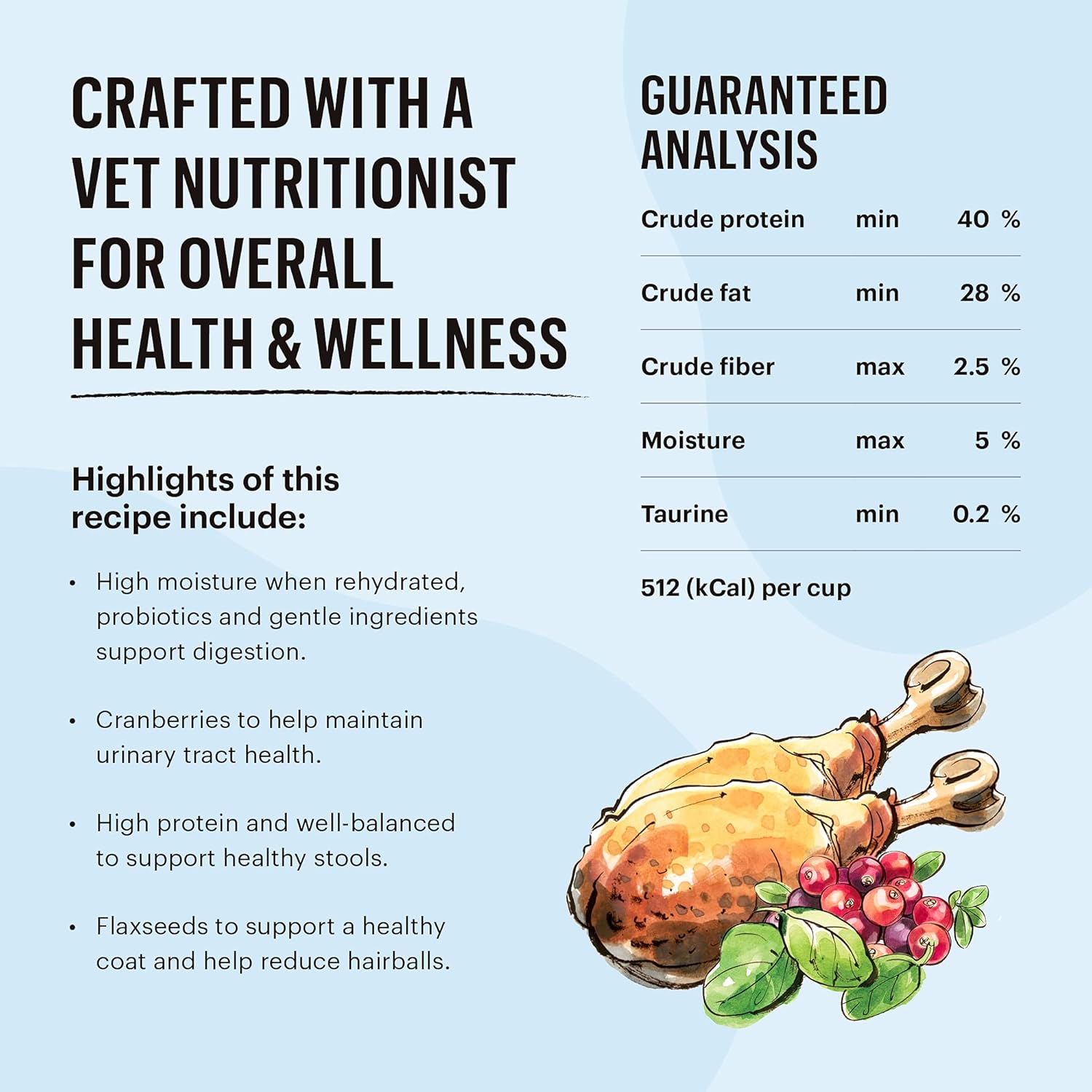 The Honest Kitchen Dehydrated Grain Free Turkey Cat Food, 4 lb Box4