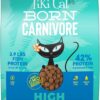 Tiki Cat Born Carnivore High Protein, Herring & Salmon Meal, Grain-Free Baked Kibble to Maximize Nutrients, Dry Cat Food, 5.6 lbs. Bag