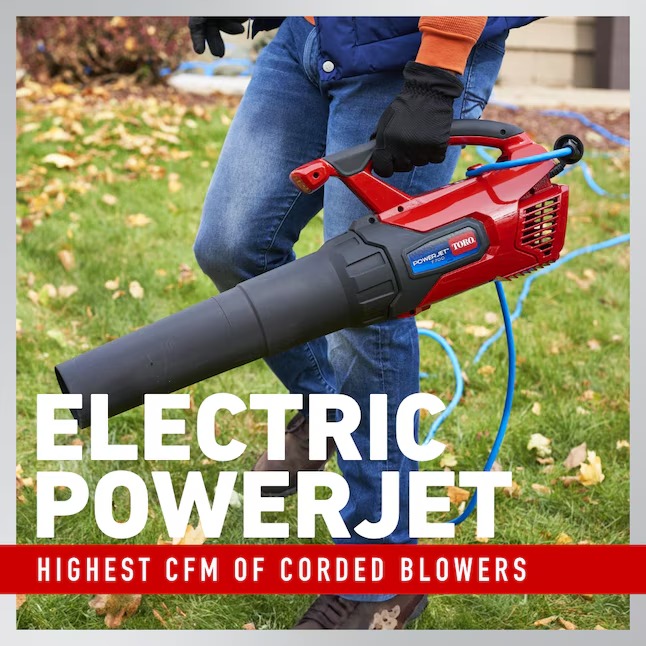 Toro 51624 PowerJet 725-CFM 140-MPH Corded Electric Handheld Leaf Blower3_11zon