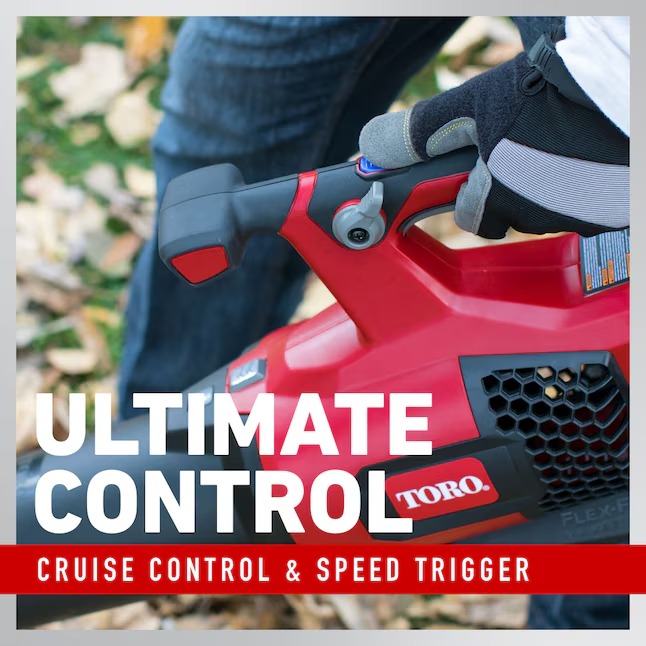 Toro 51821 Flex-Force 60-volt Max 565-CFM 110-MPH Battery Handheld Leaf Blower 2 Ah (Battery and Charger Included)8_11zon