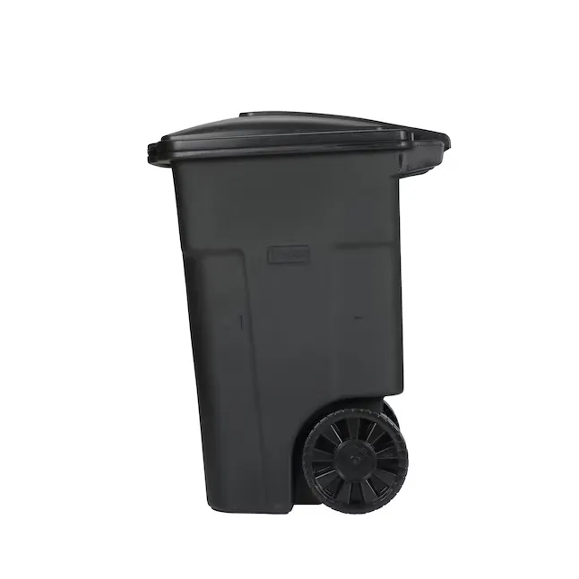 Toter 79248-R2200 48-Gallon Black Plastic Wheeled Indoor 6_11zon