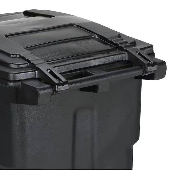 Toter 79264-B0200 64-Gallon Black Plastic Wheeled Indoor 4_11zon