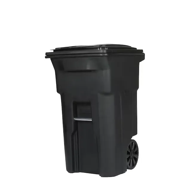 Toter 79264-R2200 64-Gallon Black Resin Wheeled Outdoor Hinged Lid Trash Can_11zon Toter 79264-R2200 64-Gallon Black Resin Wheeled Outdoor Hinged Lid Trash Can