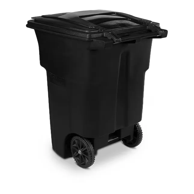 Toter 79296-R2200 96-Gallon Black Plastic Wheeled Indoor 3_11zon