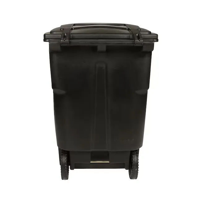 Toter 79296-R2200 96-Gallon Black Plastic Wheeled Indoor 5_11zon