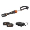 WORX WP595 Nitro Power Share 40-volt 620-CFM 165-MPH Battery Handheld Leaf Blower 4 Ah (Battery and Charger Included)