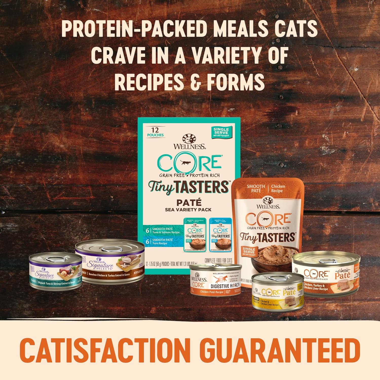 Wellness CORE Grain-Free Signature Selects Wet Cat Food, Natural Pet Food Made with Real Meat (Shredded Chicken & Chicken Liver, 5.3 Ounces, Pack of 12)4
