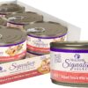 Wellness CORE Grain-Free Signature Selects Wet Cat Food, Natural Protein-Rich Recipe, Made with Real Flaked Tuna & Salmon, 5.3oz Cans (Pack of 12)