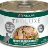 Weruva TruLuxe Cat Food, Mediterranean Harvest with Tuna Whole Meat & Veggies in Gravy, 6oz (Pack of 24)