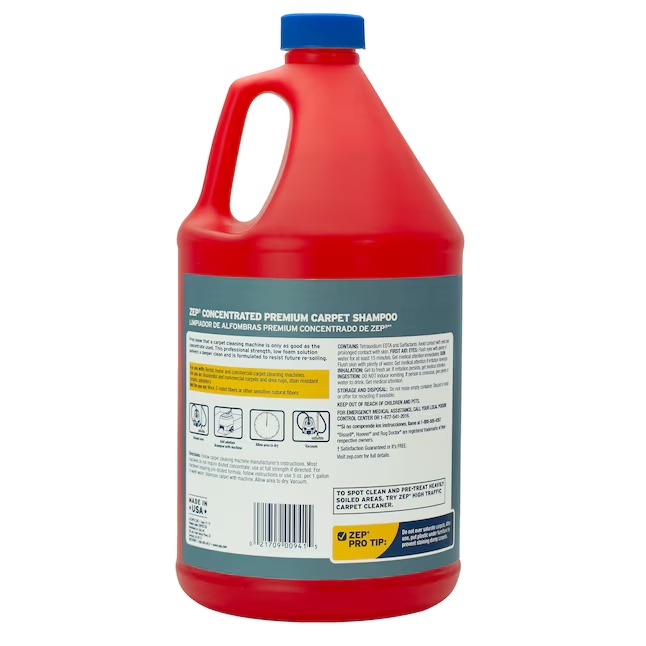 Zep Concentrated Premium Carpet Shampoo Carpet Cleaner Carpet cleaner Liquid 128-oz 4 -Pack1_11zon