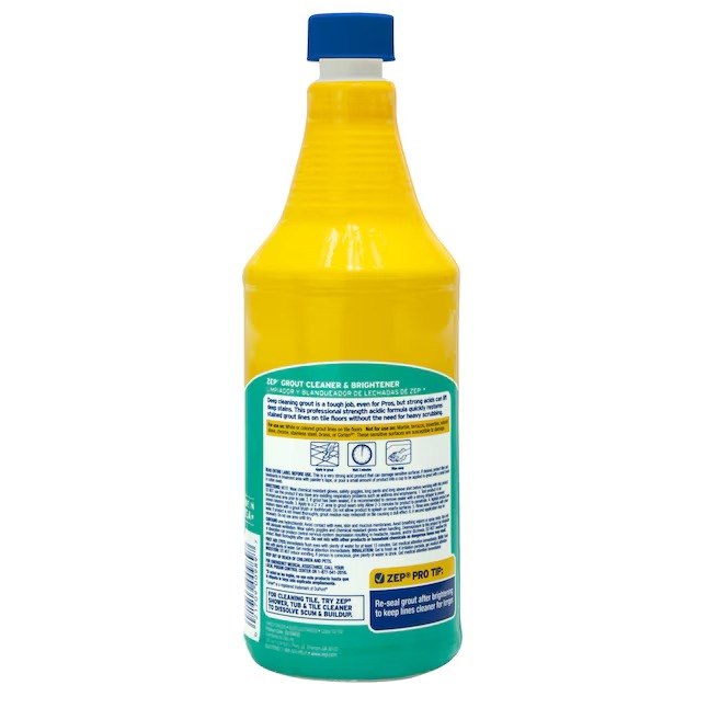 Zep Grout cleaner and brightener 4 -Pack 32-oz ZU1046324CP1_11zon