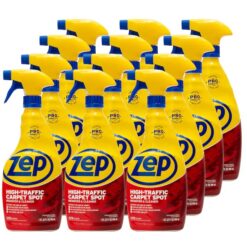 Zep High-Traffic Carpet Spot Remover and Cleaner Spot remover Liquid 32-oz 12 -Pack | ZUHTC32CP