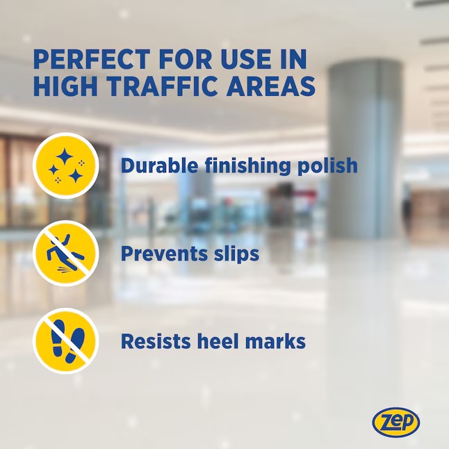 Zep High Traffic RTU (Case Of 4) High Gloss Floor Polish 128-fl oz (4-Pack)5_11zon