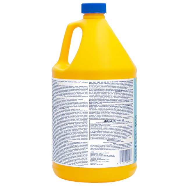 Zep Lemon Liquid Floor Cleaner 128-fl oz (4-Pack) ZUNRS128CP1_11zon