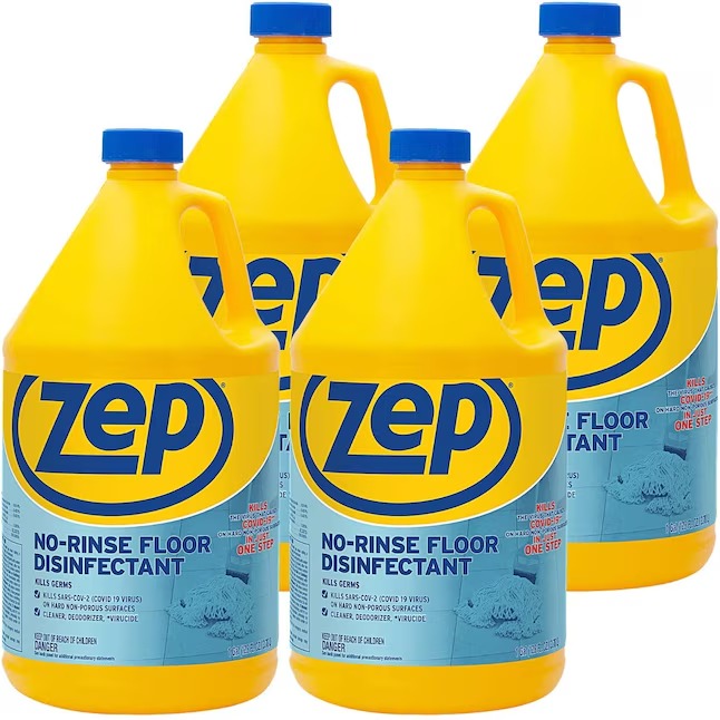 Zep Lemon Liquid Floor Cleaner 128-fl oz (4-Pack) ZUNRS128CP_11zon Zep Lemon Liquid Floor Cleaner 128-fl oz (4-Pack) | ZUNRS128CP