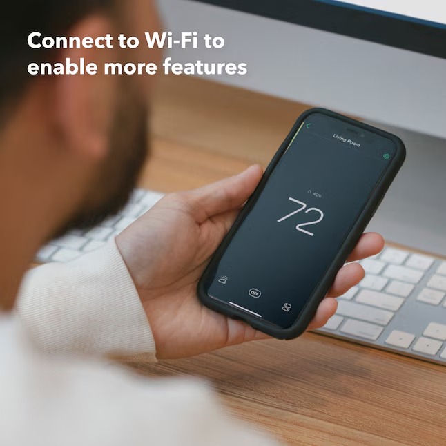 ecobee Enhanced Black Smart Thermostat with Wi-Fi Compatibility EB-STATE6L-010_11zon
