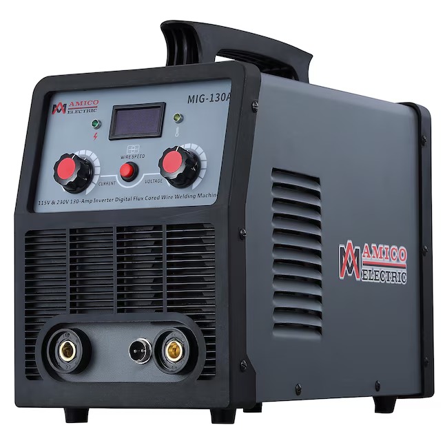 AMICO ELECTRIC MIG130A 120 or 230 -Volt 130 -Amp Flux-cored Wire Feed Welder_11zon AMICO ELECTRIC MIG130A 120 or 230 -Volt 130 -Amp Flux-cored Wire Feed Welder