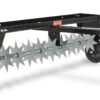 Agri-Fab 45-0544 40 inch Tow Behind Spike Aerator for Aerating Lawns; 10 Galvanized Steel Spike Disks, Universal Hitch, Black