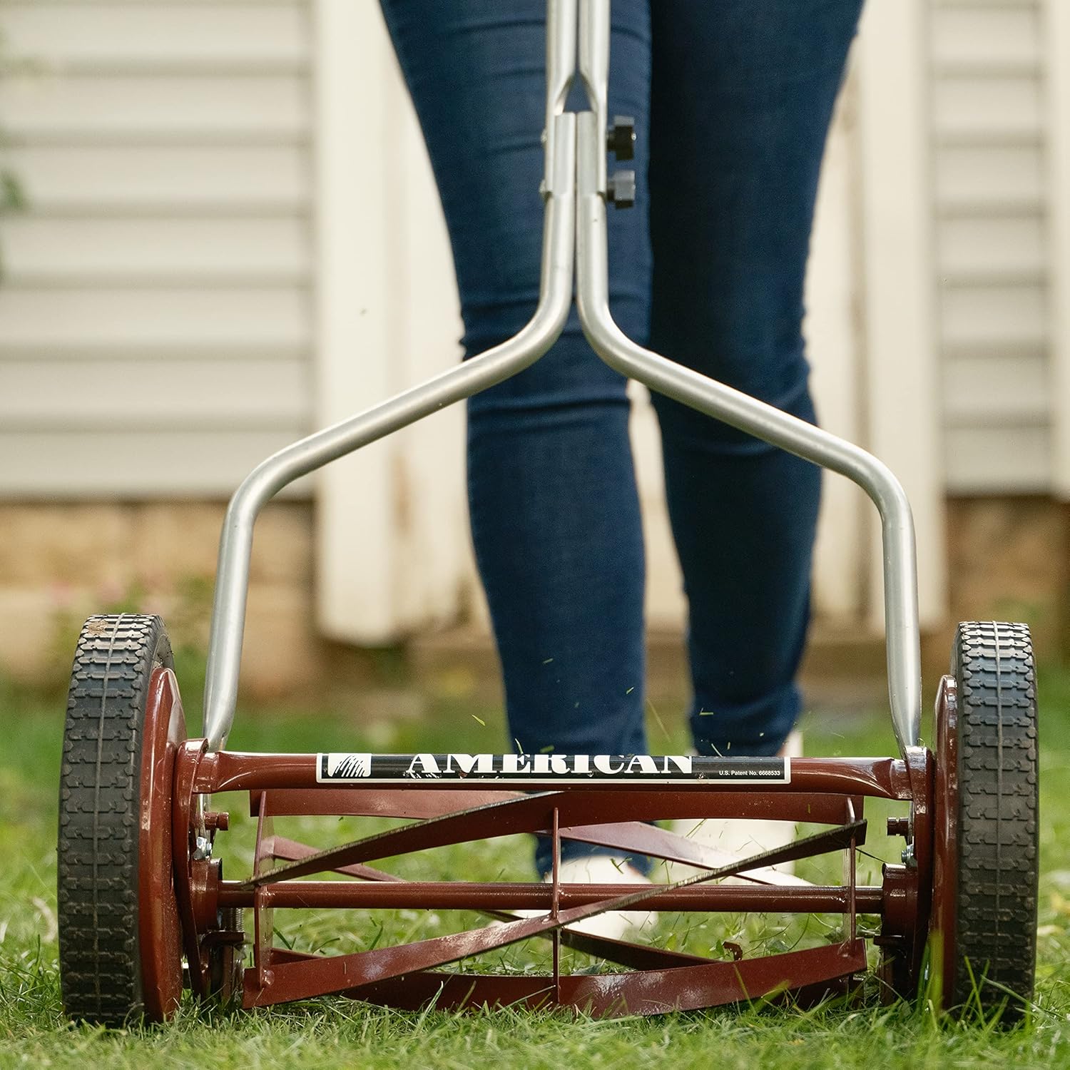 American Lawn Mower Company 1304-14 14-Inch 5-Blade Push Reel Lawn Mower5