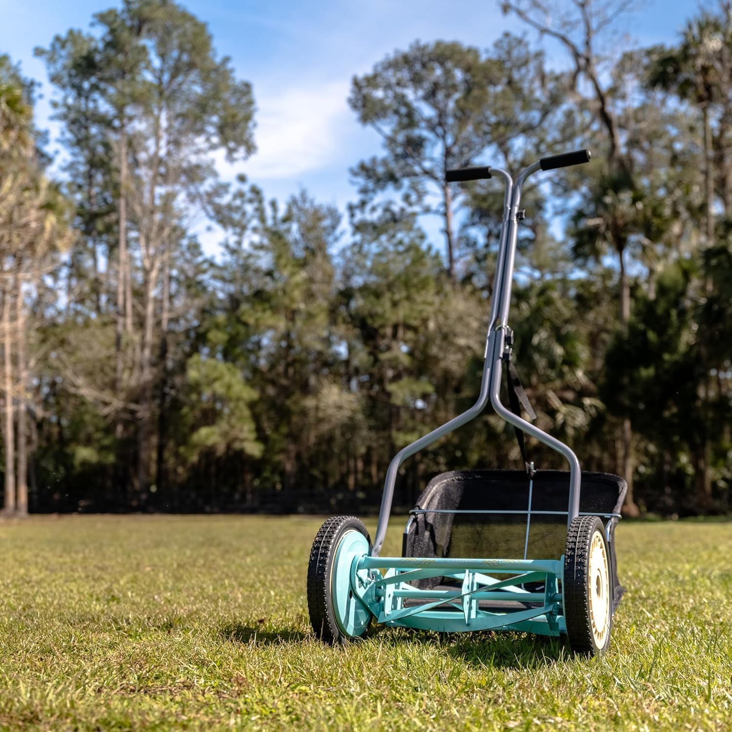 American Lawn Mower Company 1304-14GC 14-Inch 5-Blade Push Reel Lawn Mower with Grass Catcher, Mint3