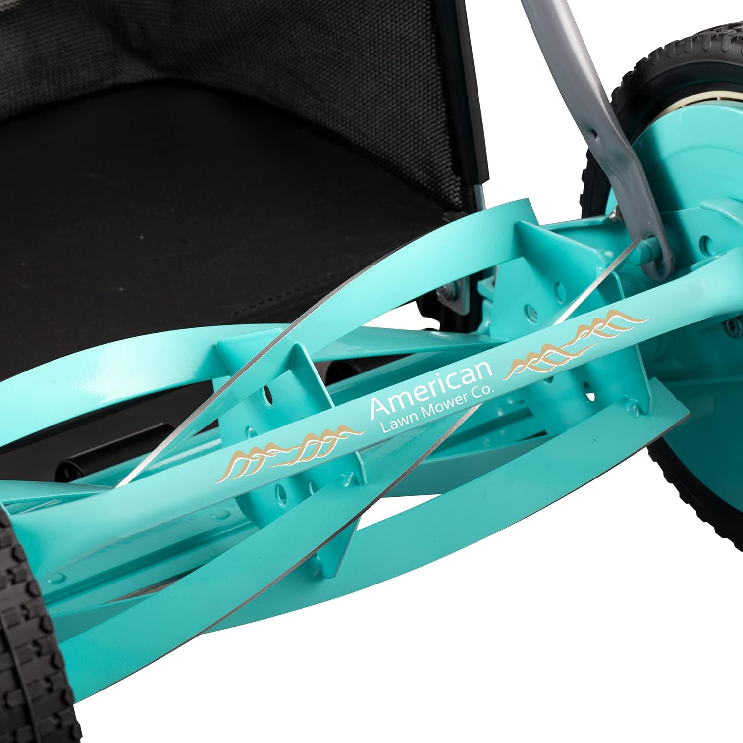 American Lawn Mower Company 1304-14GC 14-Inch 5-Blade Push Reel Lawn Mower with Grass Catcher, Mint9