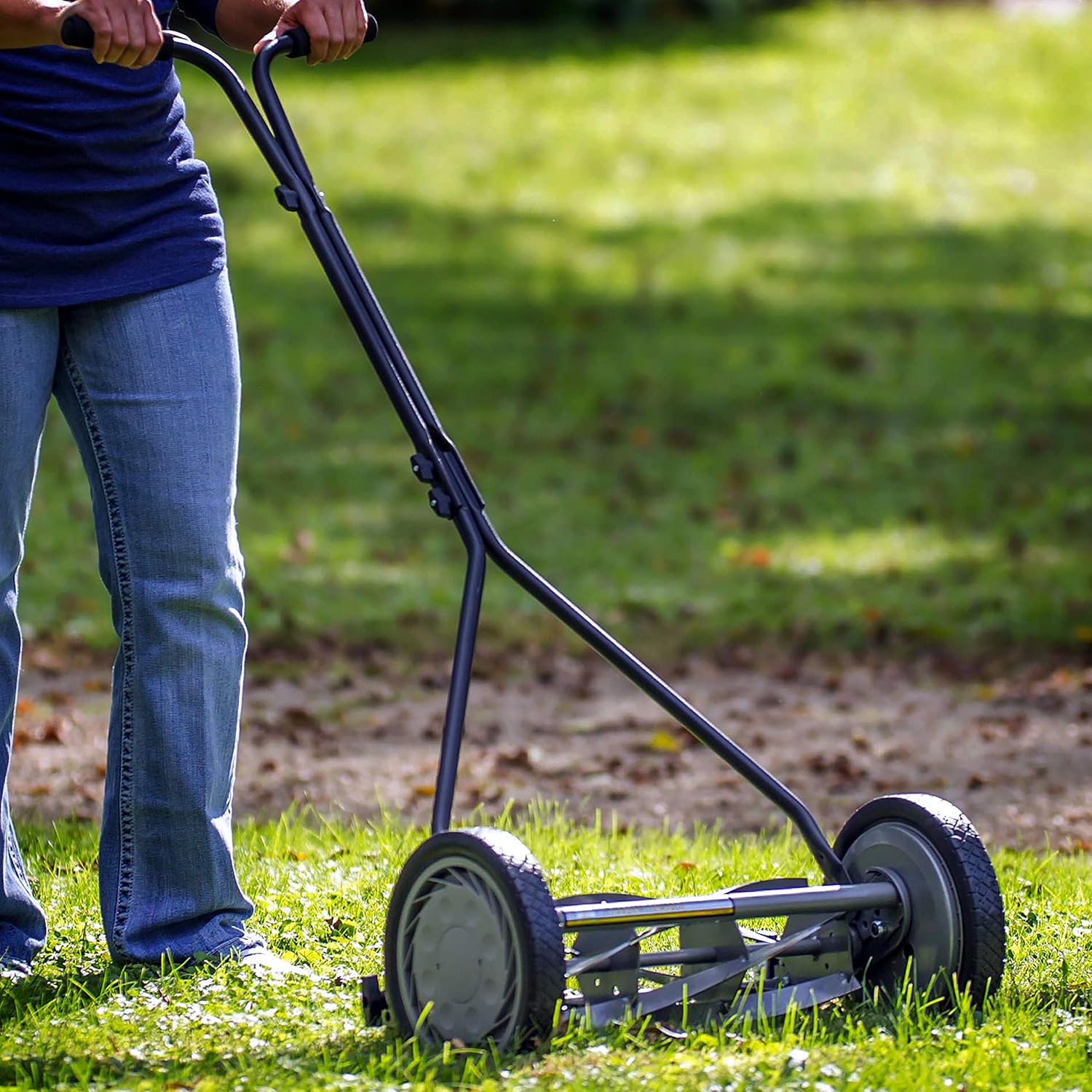 American Lawn Mower Company 1415-16 16-Inch 5-Blade Push Reel Lawn Mower, 5-Blade, Gray17