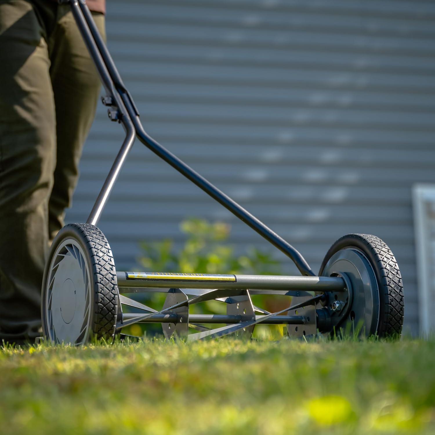 American Lawn Mower Company 1415-16 16-Inch 5-Blade Push Reel Lawn Mower, 5-Blade, Gray3