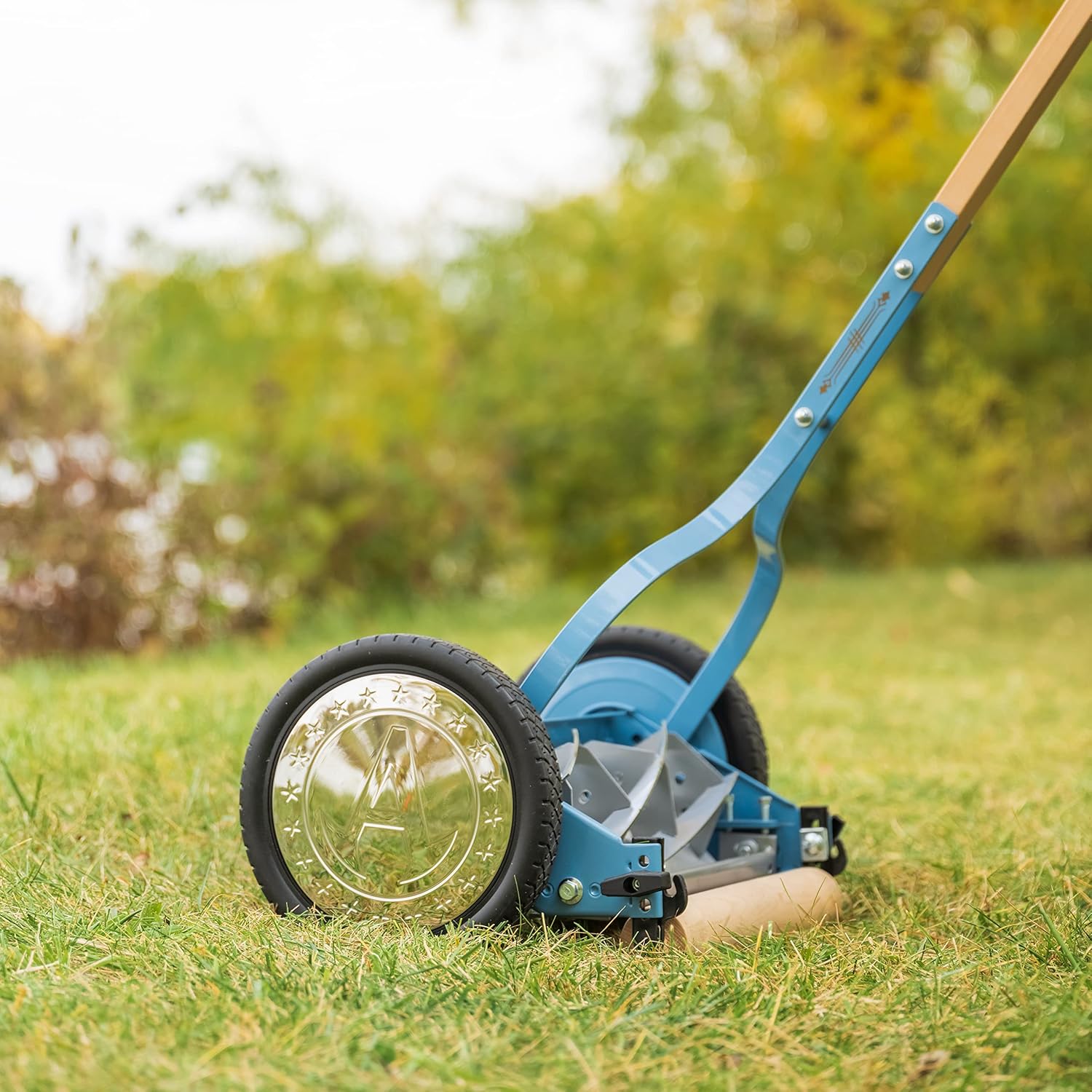 American Lawn Mower Company 1895ALM 16-Inch 5-Blade Vintage Reel Lawn Mower0
