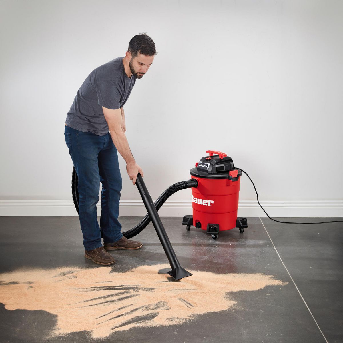BAUER 14 Gallon Wet Dry Vacuum0