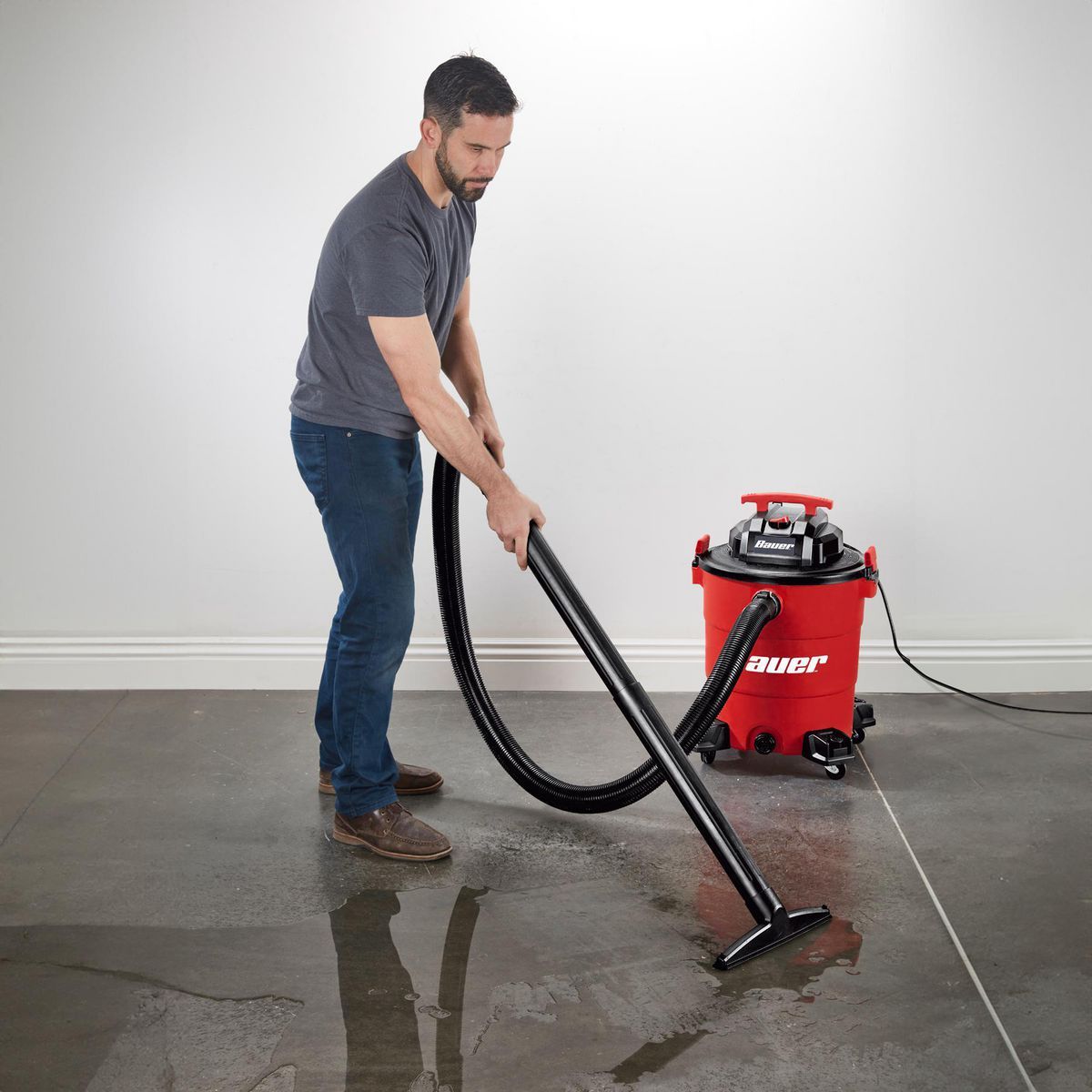 BAUER 14 Gallon Wet Dry Vacuum12