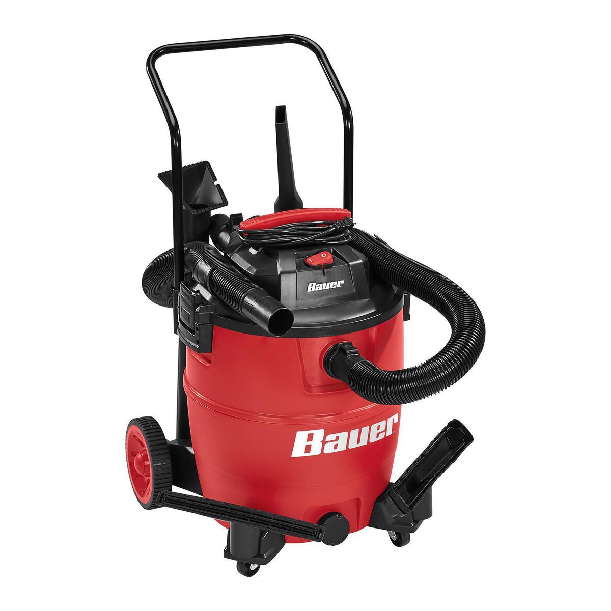 BAUER 16 Gallon Wet Dry Vacuum with Cart2
