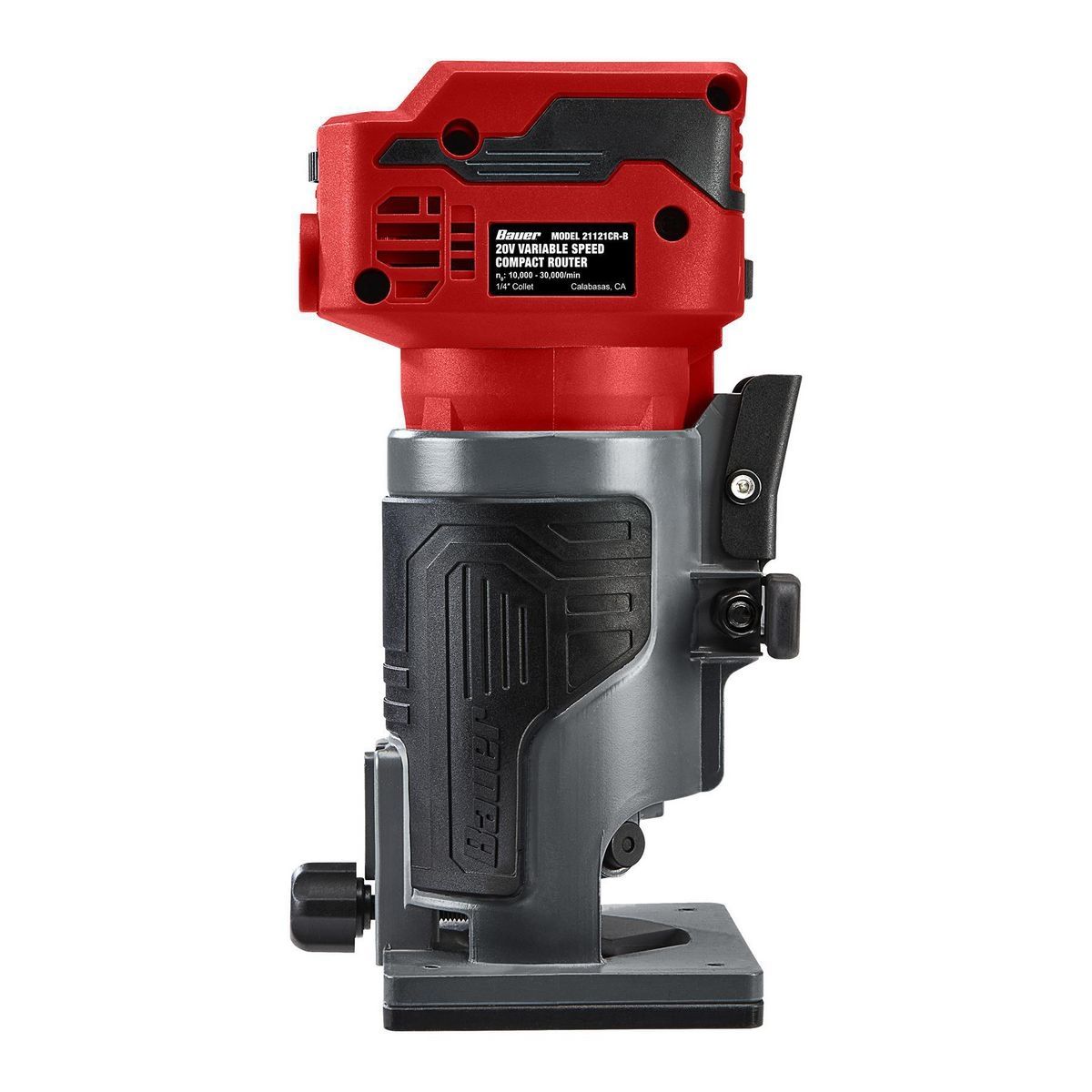 BAUER 20V Brushless Cordless Variable Speed Compact Router, Tool Only3