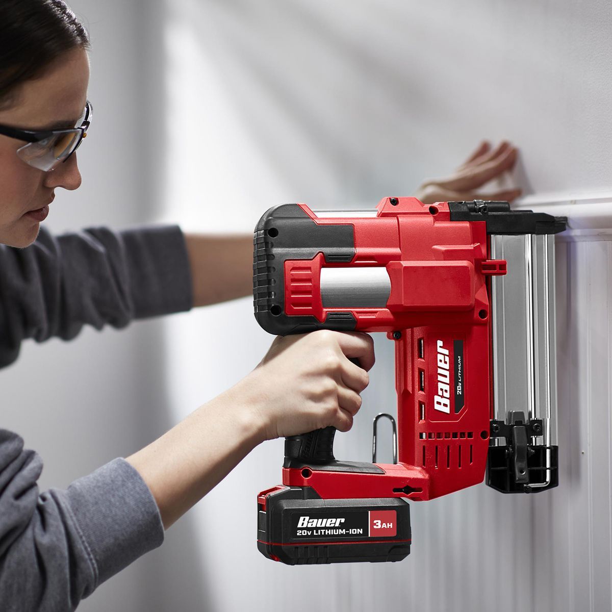 BAUER 20V Cordless 18 Gauge Brad Nailer - Tool Only0-