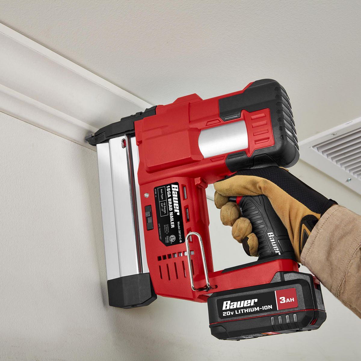 BAUER 20V Cordless 18 Gauge Brad Nailer - Tool Only6