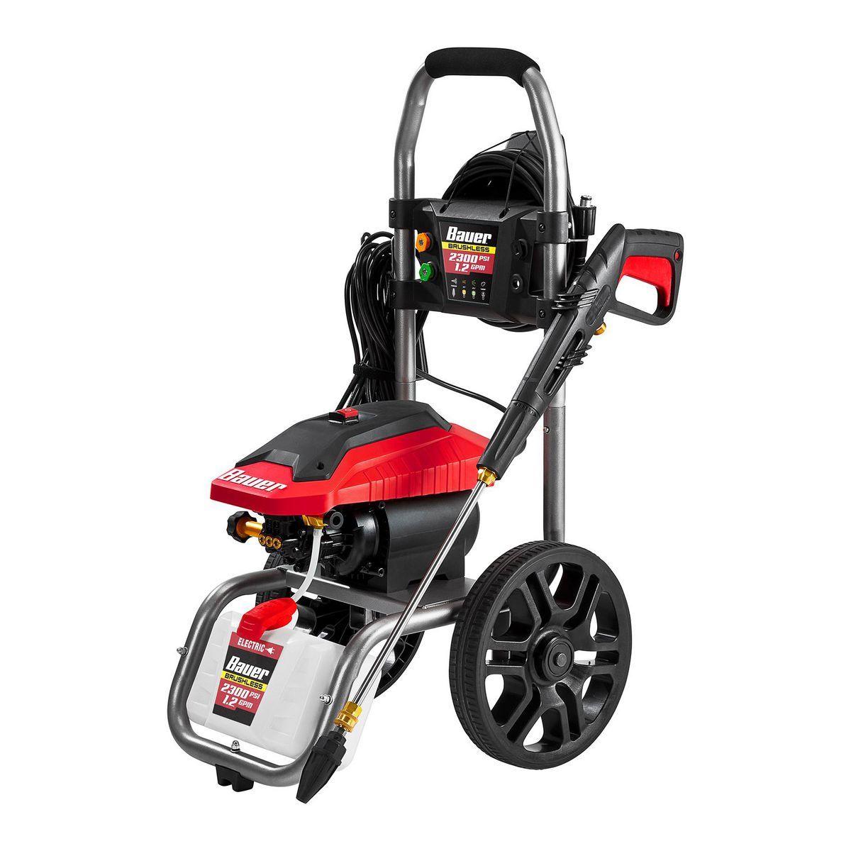 BAUER 2300 PSI, 1.2 GPM Brushless Max Performance Electric Pressure Washer BAUER 2300 PSI, 1.2 GPM Brushless Max Performance Electric Pressure Washer
