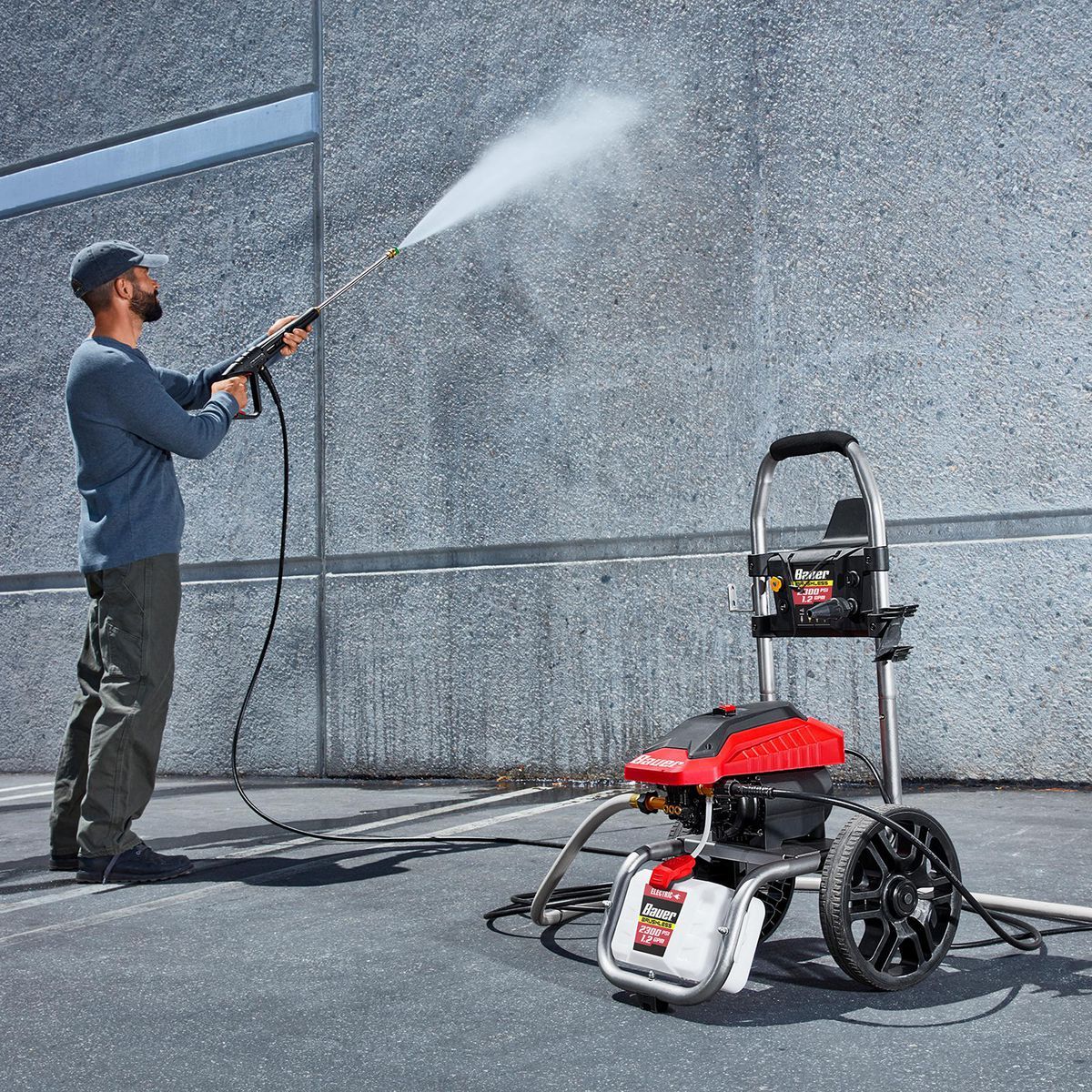 BAUER 2300 PSI, 1.2 GPM Brushless Max Performance Electric Pressure Washer12