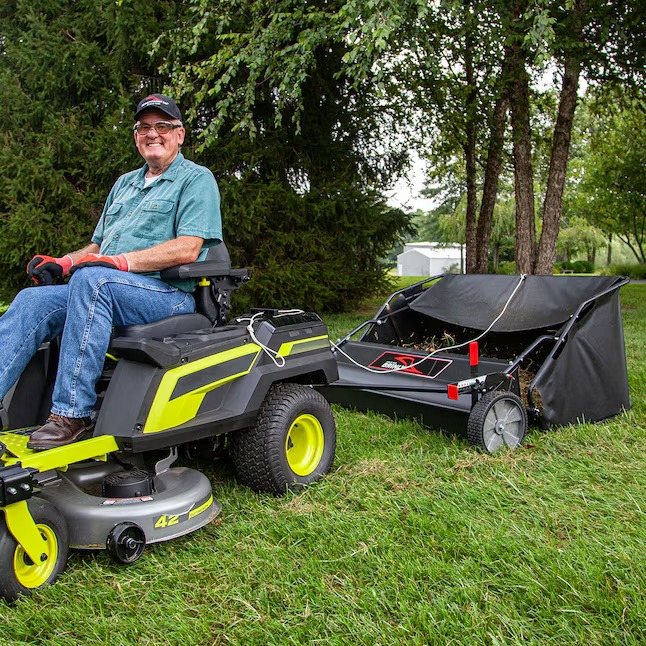 Brinly LS2-54BH-G 54-Inches 31-Cu. Feet Tow Lawn Sweeper5_11zon