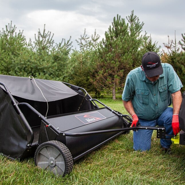 Brinly LS2-54BH-G 54-Inches 31-Cu. Feet Tow Lawn Sweeper8_11zon (1)